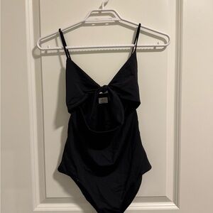 Wilfred Black Bow Detail Bodysuit